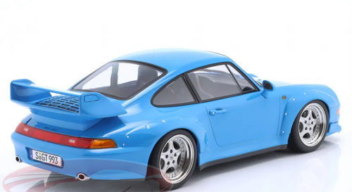 1/18 KK-Scale 1996 Porsche 911 (993) GT2 (Riviera Blue with Speedline Wheels) Diecast Car Model