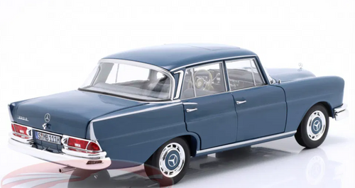 1/18 Dealer Edition 1959-1965 Mercedes-Benz 220 S (W111) (Blue) Diecast Car Model