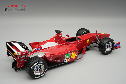 1/18 Tecnomodel Ferrari F1 2000 Monaco GP Driver: Rubens Barrichello Limited Edition Car Model
