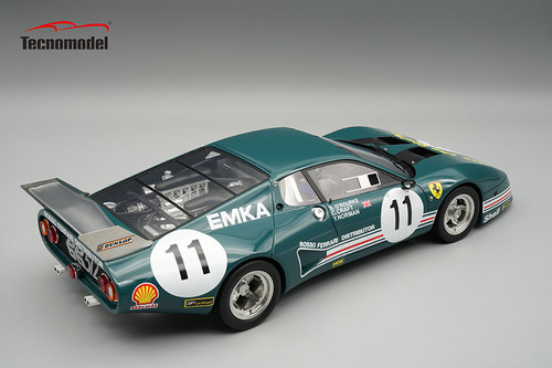 1/18 Tecnomodel Ferrari 512BB/LM Silverstone 6h 1980 Rosso Ltd. car #11 7° place Driver:  S. O'Rourke - C. Craft - V. Norman Limited Edition Car Model