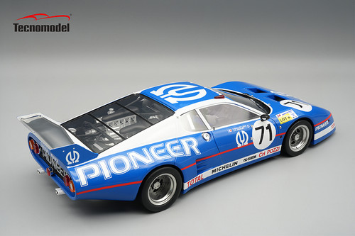 1/18 Tecnomodel Ferrari 512BB/LM Le Mans 24h  1982 Car 71 C.Pozzi Ferrari France DNF  Driver:  l. Ballot-Léna - J.C. Andruet - H. Regout Limited Edition Car Model