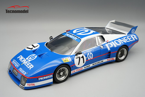 1/18 Tecnomodel Ferrari 512BB/LM Le Mans 24h  1982 Car 71 C.Pozzi Ferrari France DNF  Driver:  l. Ballot-Léna - J.C. Andruet - H. Regout Limited Edition Car Model