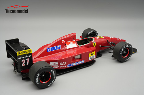 1/18 Tecnomodel Ferrari F92A 1992 Monaco GP Driver: Jean Alesi Car Model