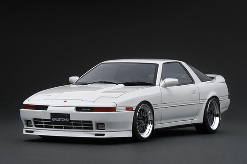 1/18 Ignition Model Toyota Supra 3.0 GT Limited (MA70) (White) Car