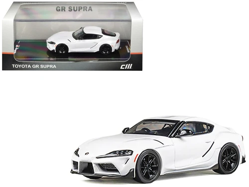 1/64 CM Model Toyota GR Supra (White) Diecast Car Model