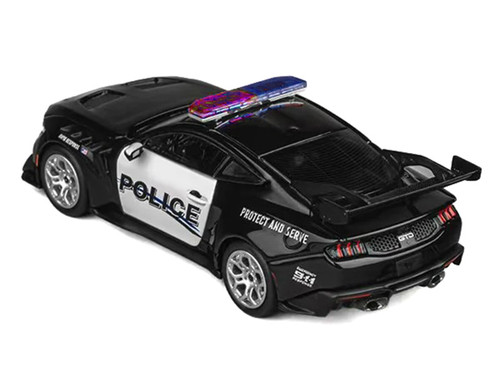 1/64 CM Model Ford Mustang GTD Police Diecast Car Model