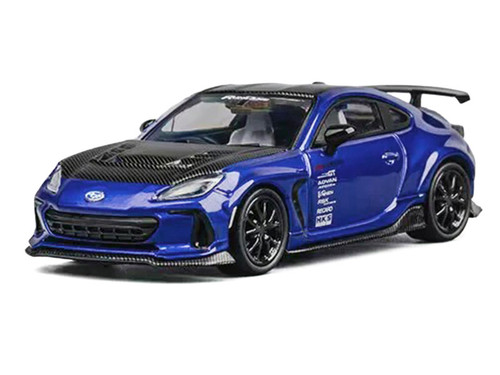 1/64 CM Model Subaru BRZ Varis Widebody (Blue) Diecast Car Model