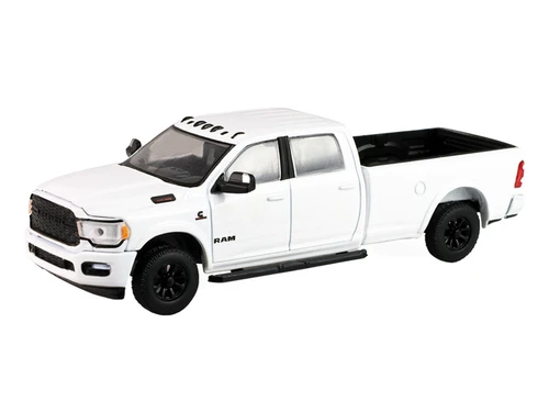 1/64 Greenlight 2023 Dodge Ram 2500 Bighorn (White) Diecast Car Model