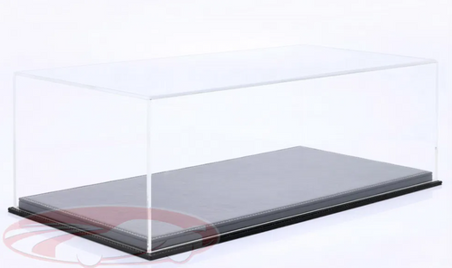 1/12 Atlantic High Quality Acrylic Showcase Mulhouse with Black Leather (car model NOT included) Base