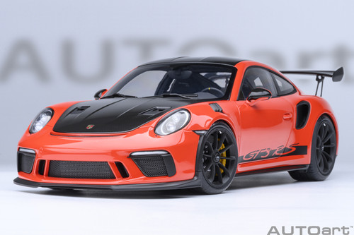 1/18 AUTOart Porsche 911 (991.2) GT3 RS Weissach Package (Lava Orange) Car Model
