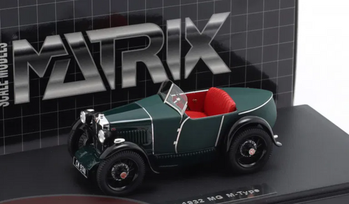 1/43 Matrix 1929-1932 MG M-Type (Dark Green) Car Model