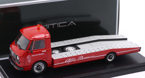 1/43 Mitica 1977 Alfa Romeo A12 (F12) Tow Truck Soccorso Stradale (Red) Car Model