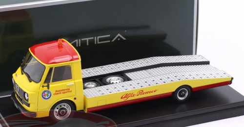 1/43 Mitica 1977 Alfa Romeo A12 (F12) Tow Truck (Yellow) Car Model