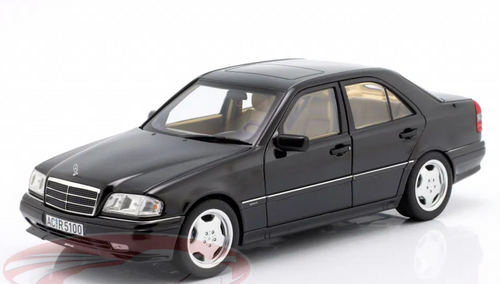 1/18 Norev 1993 Mercedes-Benz C-Class AMG C36 (W202) (Obsidian Black Metallic) Diecast Car Model