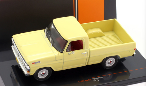 1/43 Ixo 1970 Ford F100 (Light Yellow) Diecast Car Model