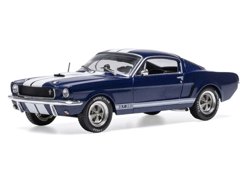 1/43 Ixo 1965 Ford Mustang Shelby GT350 (White with Blue Stripes