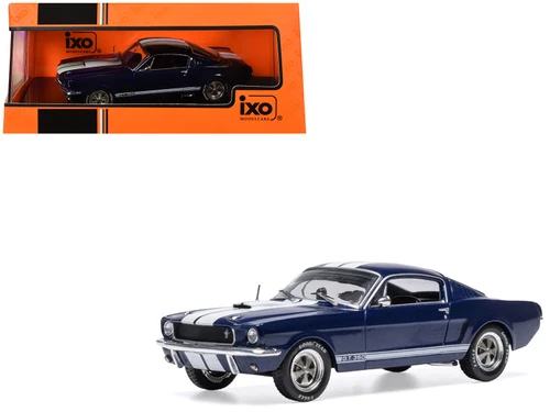 1/43 Ixo 1965 Ford Mustang Shelby GT350 (Dark Blue) Diecast Car Model