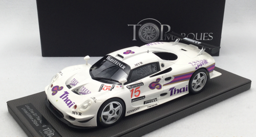 1/18 Top Marques Lotus Elise GT1 Thai Racing (White) Resin Car Model