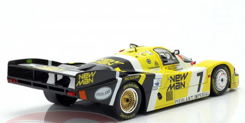 1/18 Werk83 1984 Porsche 956 LH #7 New-Man Winner 24h LeMans New-Man Joest Racing Henri Pescarolo, Klaus Ludwig, Stefan Johansson Diecast Car Model with Collector's Box