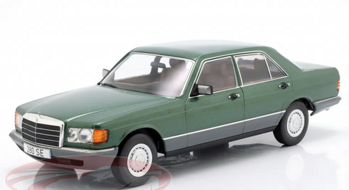 1/18 ModelCarGroup 1979 Mercedes-Benz S-Class (W126) (Green) Diecast Car Model