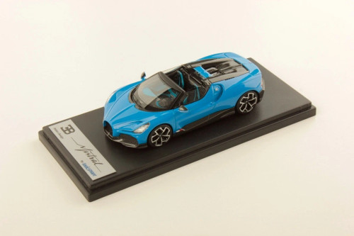 1/43 Looksmart 2022 Bugatti W16 Mistral (Blue) Car Model