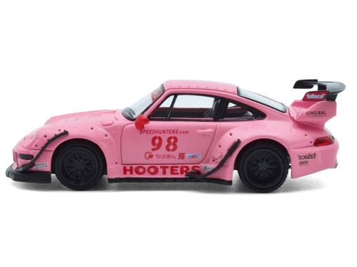 RWB 993 #98 "Hooters" Matt Pink 1/64 Diecast Model Car by Model Model