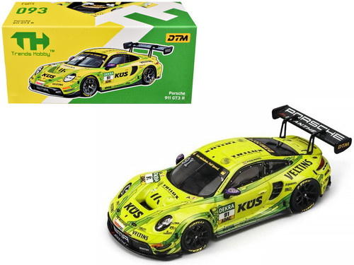 1/64 Trends Hobby 2024 Porsche 911 GT3 R DTM #90 Diecast Car Model