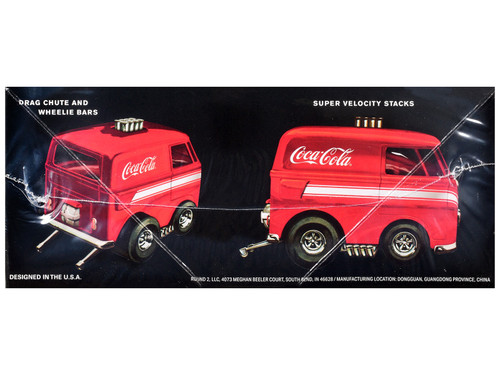 Skill 2 Model Kit Volkswagen Van Show Rod "Coca-Cola" 1/25 Scale Model by AMT