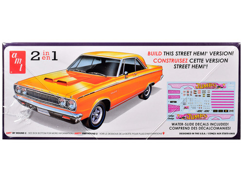 Skill 2 Model Kit 1965 Dodge Coronet 500 Hemi 2-in-1 Kit 1/25 Scale Model by AMT