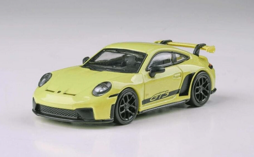 1/64 Paragon 2025 Porsche 911 (992.2) GT3 (Cartagena Yellow) Diecast Car Model