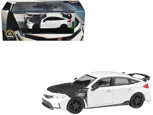 1/64 Paragon 2025 Honda Civic Type R FL5 (White with Carbon Parts) Diecast Car Model