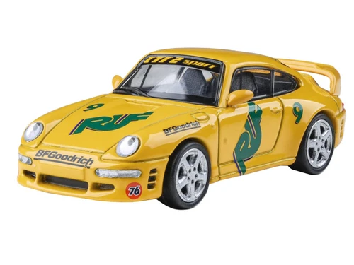 1/64 Paragon Porsche 911 930 Pikes Peak (Yellow) Diecast Car Model
