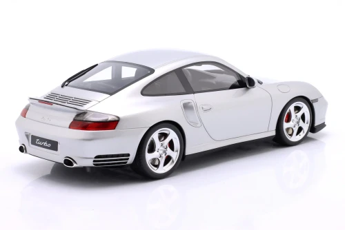 1/18 GT Spirit 2001 Porsche 911 (996.2) Turbo (Polar Silver) Car Model