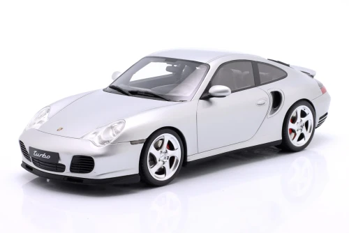 1/18 GT Spirit 2001 Porsche 911 (996.2) Turbo (Polar Silver) Car Model