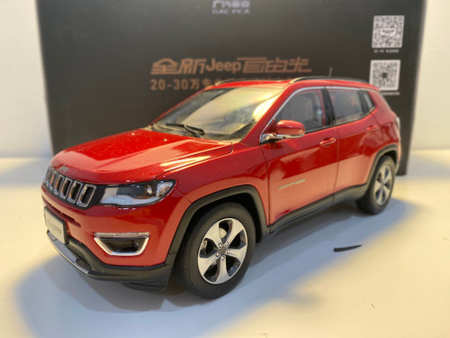 AS-IS 1/18 Dealer Edition Jeep Compass (Red) Diecast Car Model