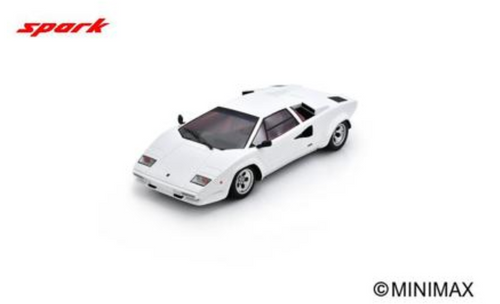 1/18 Spark Lamborghini Countach 5000 QV (White) Car Model