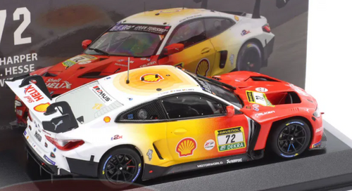 1/43 Minichamps 2024 BMW M4 GT3 #72 3rd 24h Nürburgring BMW M Team RMG Dan Harper, Max Hesse, Charles Weerts Diecast Car Model