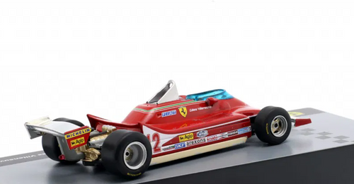 1/43 Altaya 1979 Formula 1 Gilles Villeneuve Ferrari 312T4 #12 Car Model