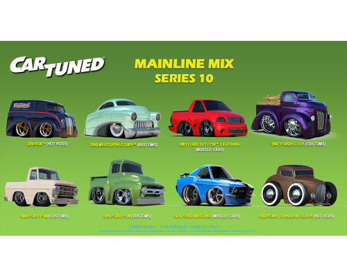 1/64 CarTuned 8-Car Set Series 9 Mainline Assortment of 8 Styles