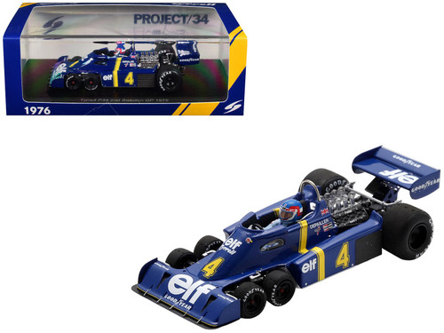 1/43 Spark 1976 Formula 1 Tyrrell P34 #4 2nd Sweden GP Patrick Depailler Car Model