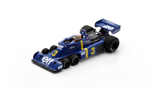 ミニカー Tyrrell P34 1976 6-Wheeler J. Scheckter 1/18 Spark 1976 Formula 1 Tyrrell P34 No.3 Winner Sweden GP Jody