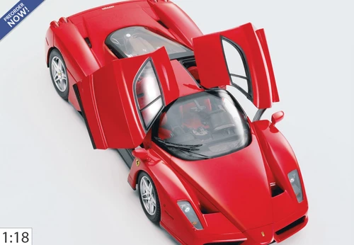 1/18 BBR Ferrari Enzo (Rosso Corsa Red with Silver Wheels) Full Open Diecast Model with Standard Package