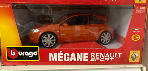 1/18 BBurago Renault Megane Sport (Orange) Diecast Car Model