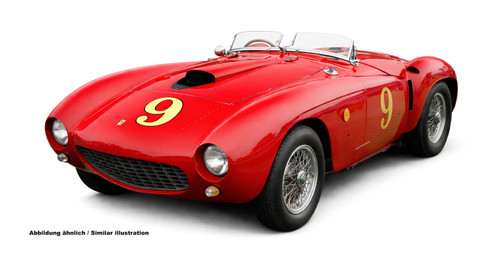 1/18 CMC Ferrari 375 MM Spider (Red) #9 1954 Savannah GP William Spear Right & left Windscreen Diecast Car Model