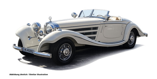1/18 CMC Mercedes Benz 500K Spezial Roadster (White) Diecast Car Model
