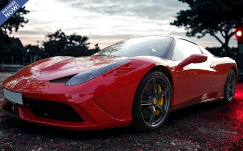 1/43 BBR Ferrari 458 Speciale A Spider (Rosso Corsa Red with Black Roll Bar) Car Model Limited 36 Pieces