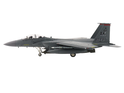 McDonnell Douglas F-15E Strike Eagle Fighter Aircraft "88-0705 90th Fighter Squadron Commanding Officer's Jet" (2005) United States Air Force "Air Power Series" 1/72 Diecast Model by Hobby Master