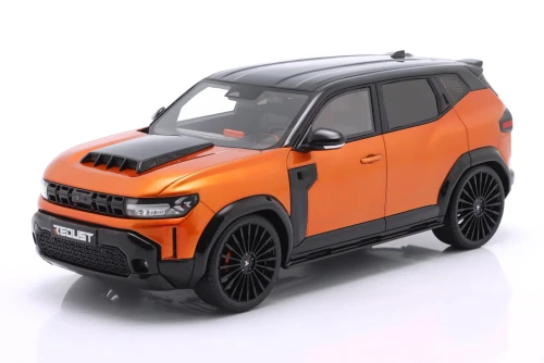 1/18 OTTO 2025 Dacia Duster Dedust Sport 4x2 Hybrid (Orange) Car Model