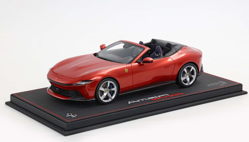 1/18 BBR Ferrari Amalfi Spider (Sunset Red) Car Model Limited 99 Pieces