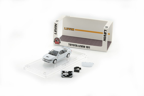 1/64 BMC Toyota Levin 101 (White) Diecast Car Model
